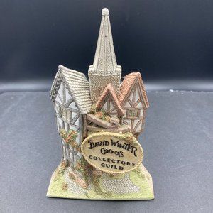 David Winter Cottages Collectors Guild Sign Free Standing